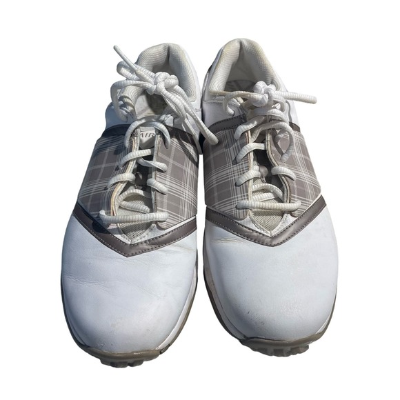 Nike Air Embellish White Golf Shoes gray white Oxford Women's size 7 - Picture 5 of 11
